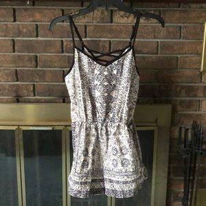 Black and white romper large